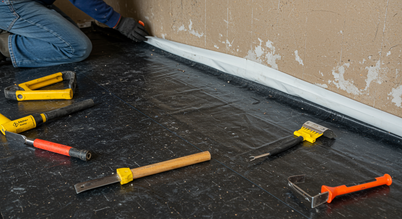Applying Vapor Barrier in Crawl Space